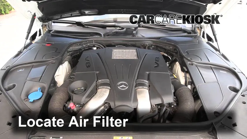 2014 Mercedes-Benz S550 4.6L V8 Turbo Filtre à air (moteur)